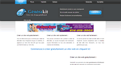 Desktop Screenshot of creer-son-website.fr