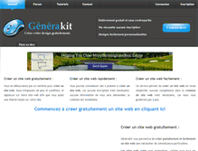 Tablet Screenshot of creer-son-website.fr
